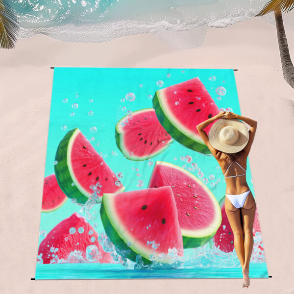Drap de plage en forme de pastèque – Image 5
