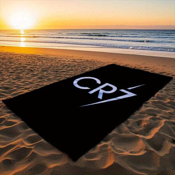 Serviette de Plage Logo Cristiano Ronaldo CR7