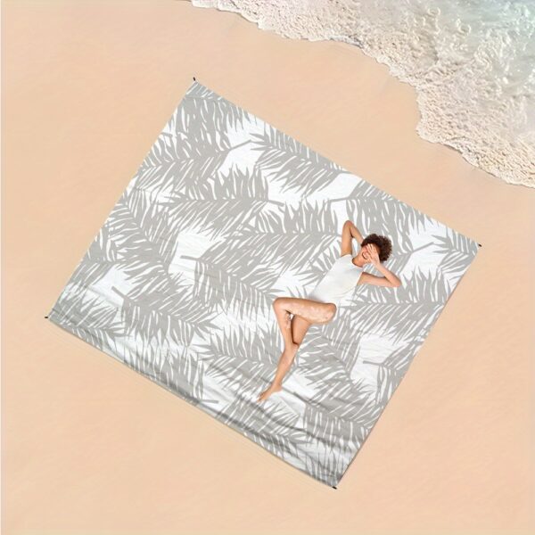 Drap de plage Motif Plume – Image 12