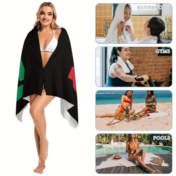 Serviette de Plage Drapeau Italien – Image 6