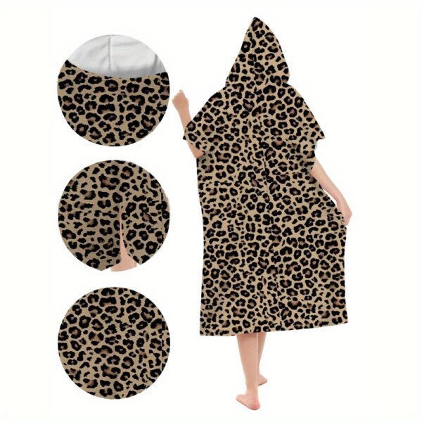 Poncho de plage leopard – Image 6