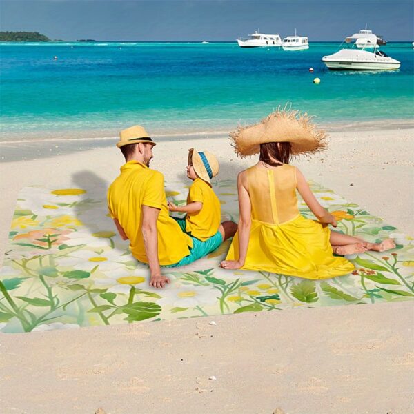 Drap de plage floral – Image 2