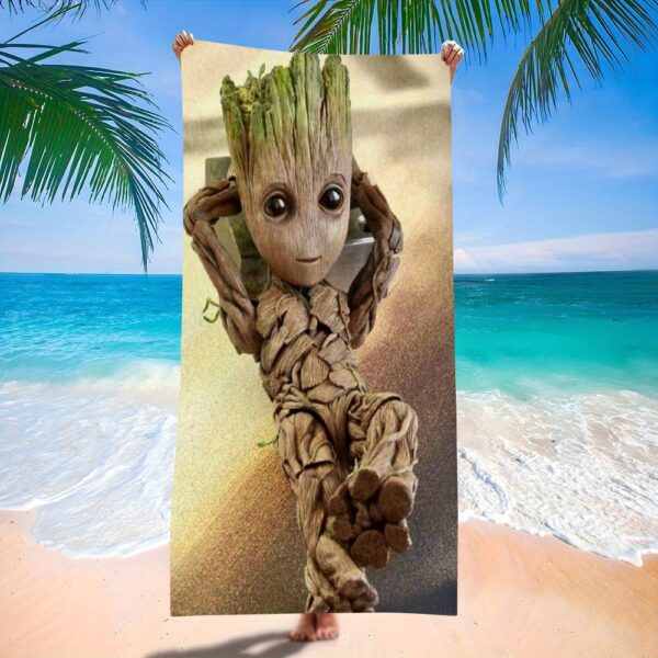 Serviette de Plage Marvel Groot