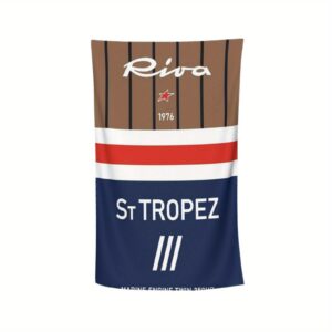 Serviette de Plage Style St Tropez