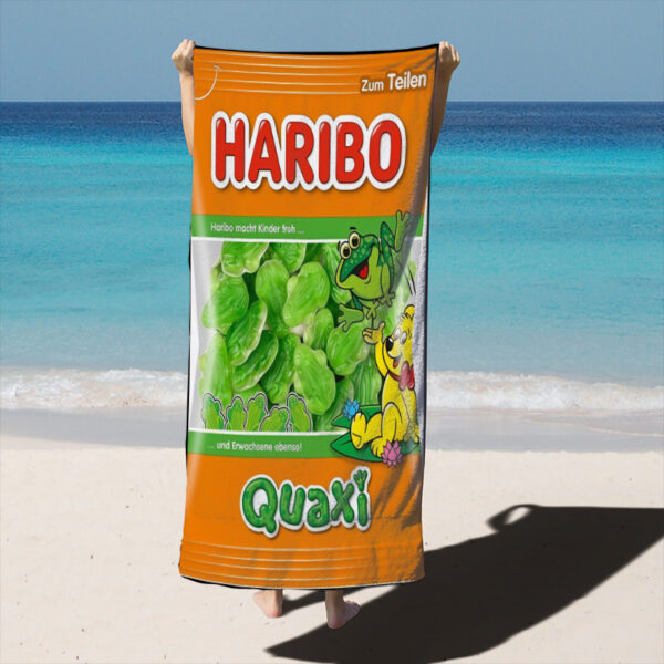 Serviette de Plage Haribo Grenouille – Image 3