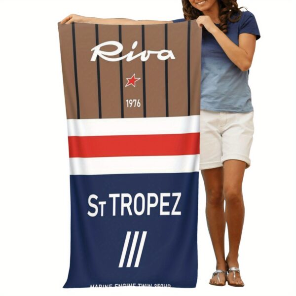 Serviette de Plage Style St Tropez – Image 2