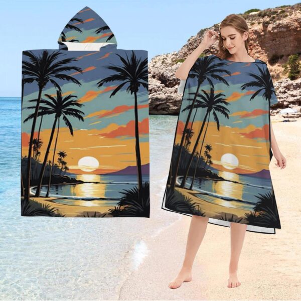 Poncho de plage Tropical – Image 4