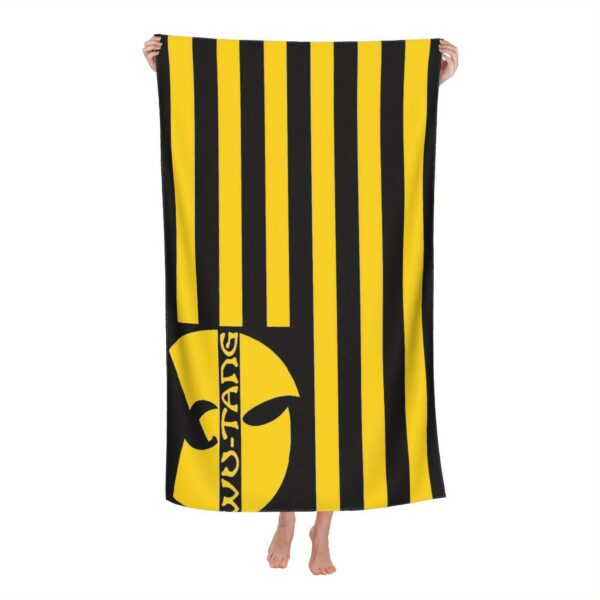 Serviette de plage en microfibre inspirée du Wu Tang Clan – Image 5