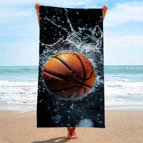Serviette de plage basket-ball