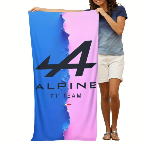 Serviette de Plage Équipe Alpine F1 – Image 6