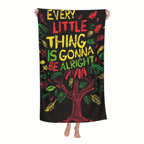 Serviette de Plage Inspirée Reggae – Image 2