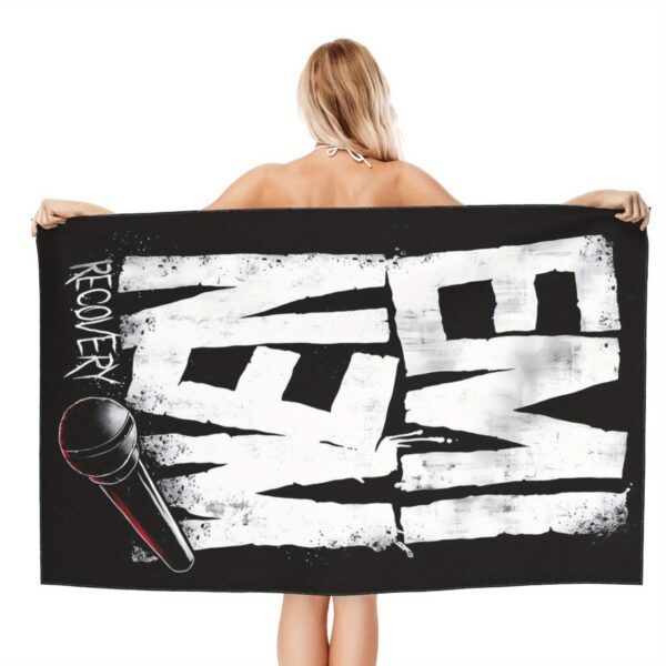 Serviette de plage ultra-fine en microfibre Eminem 'Recovery' - – Image 4