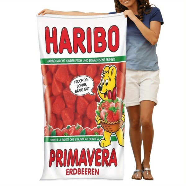 Serviette de Plage Haribo Primavera Erdbeeren – Image 8
