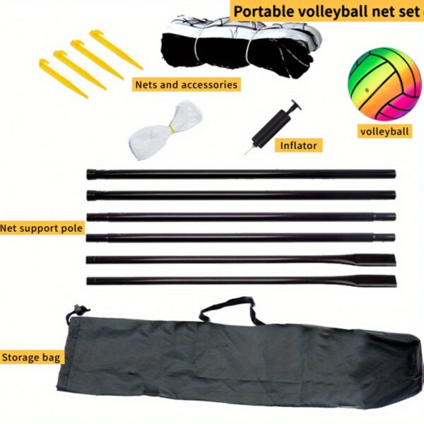 Ensemble de filet de volley-ball portable – Image 3