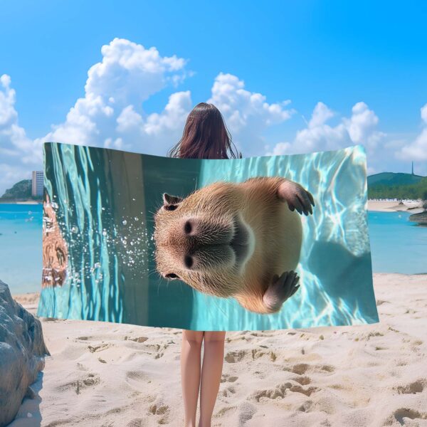 Serviette de Plage Capybara – Image 4