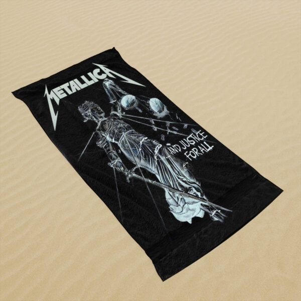 Serviette de plage Metallica – Image 4