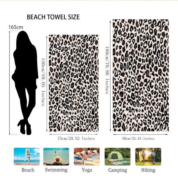 Serviette de Plage Léopard – Image 4