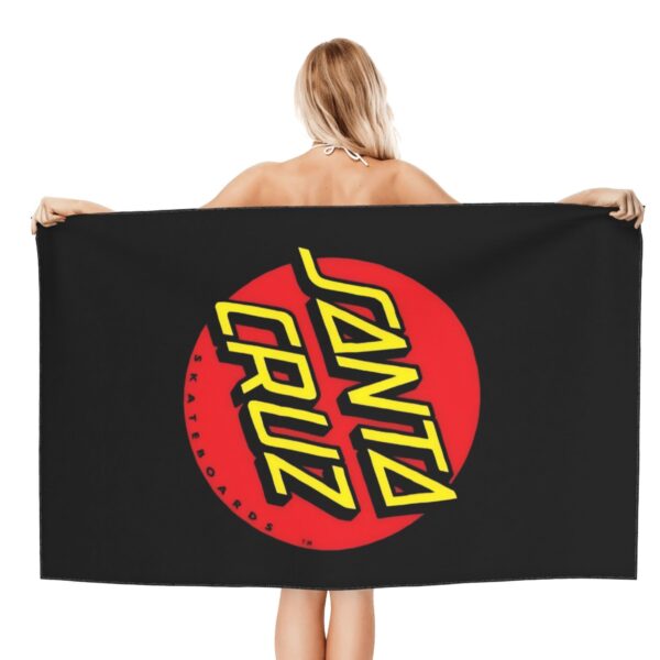 Serviette de plage Santa Cruz Skateboard – Image 3