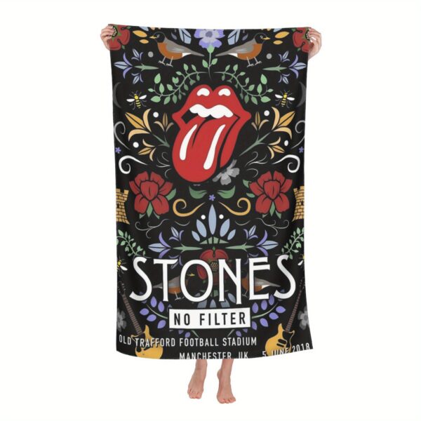 Serviette de plage rolling stones – Image 2