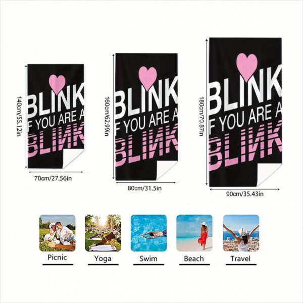 Serviette de Plage Tropicale Blackpink * – Image 3