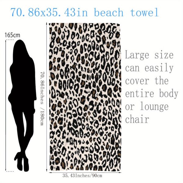 Serviette de Plage Léopard – Image 6