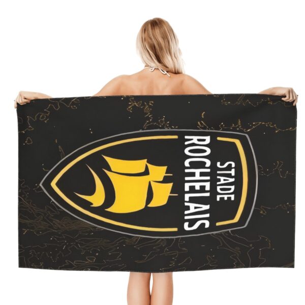 Serviette de plage avec logo Stade Rochelais