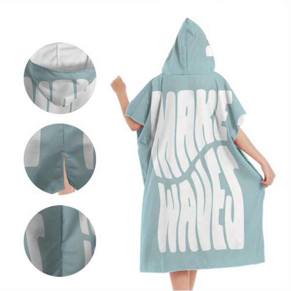 Poncho de plage "MAKE WAVES" – Image 2