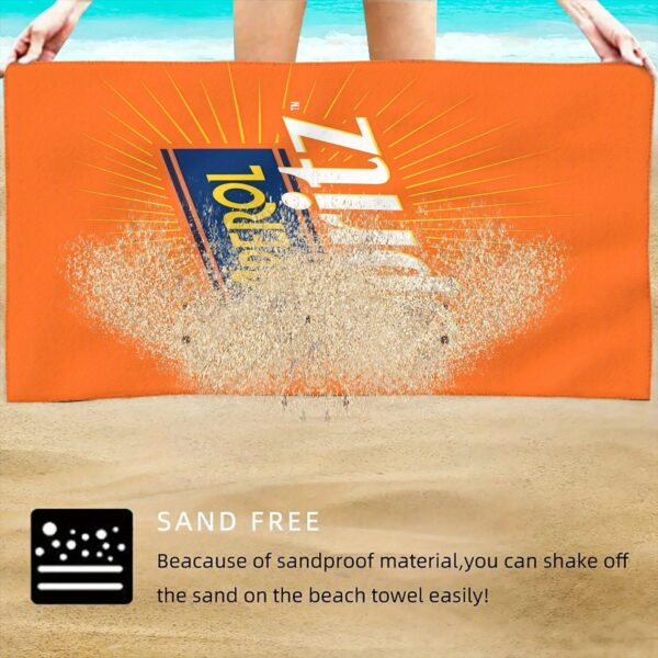 Serviette de plage pliable 2 en 1 et sac de rangement Spritz – Image 6