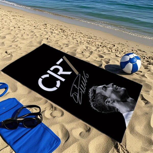 Serviette de Plage Thème Cristiano Ronaldo CR7