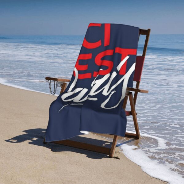 Serviette de Plage PSG – Image 2