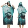 Ponchos de plage requin