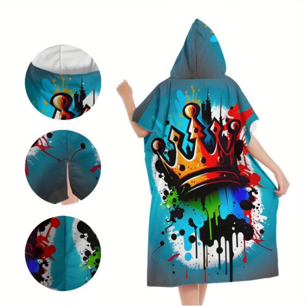 Poncho de Plage couronne – Image 2