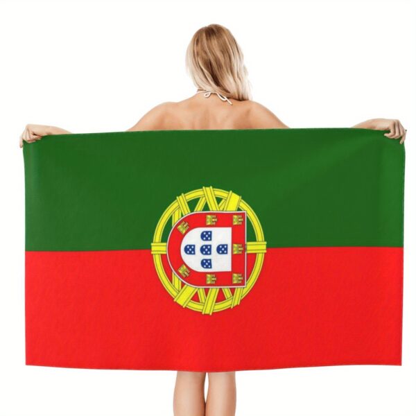 Serviette de plage drapeau du Portugal – Image 4