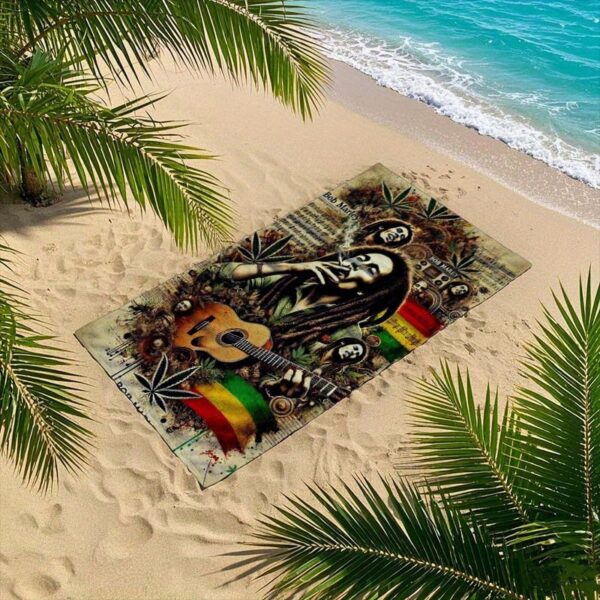 Serviette de plage Bob Marley Artwork