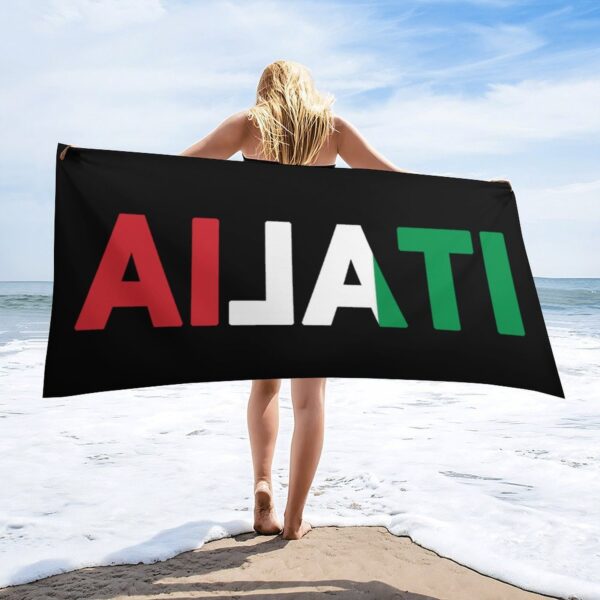 Serviette de Plage Drapeau Italien – Image 8