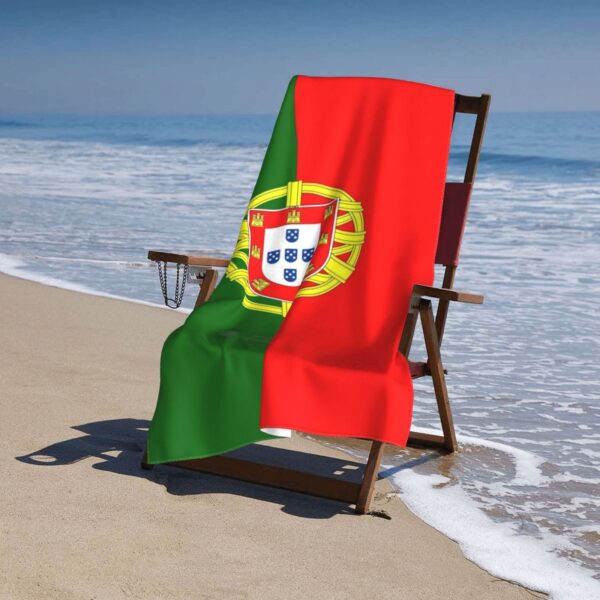Serviette de plage drapeau du Portugal
