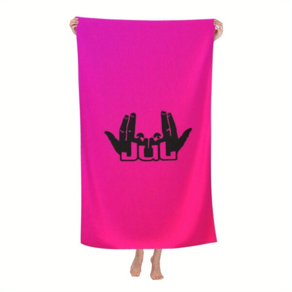Serviette de Plage Gestes de la Main JUL – Image 2