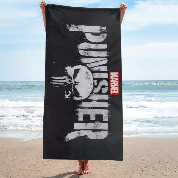 Serviette de Plage Logo MARVEL Punisher – Image 8