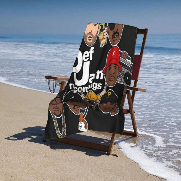 Serviette de Plage Pionniers du Hip-Hop Def Jam Recordings - – Image 5