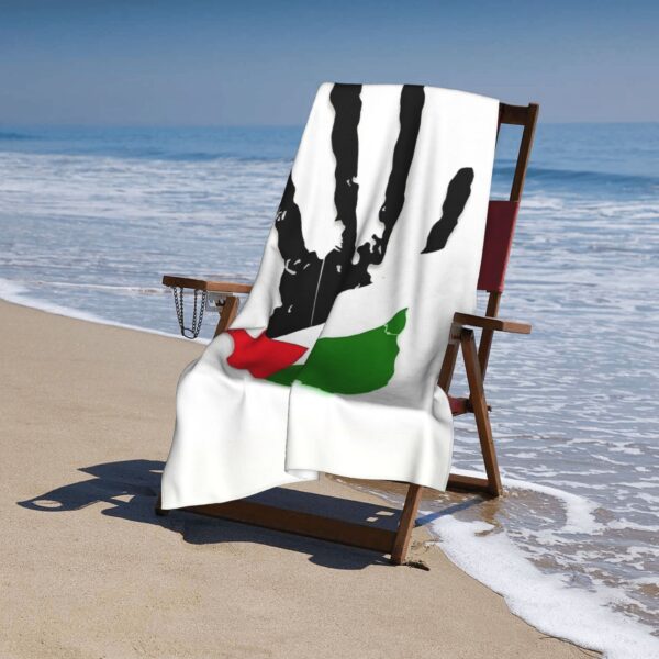 Serviette de Plage Palestino Art Moderne – Image 2