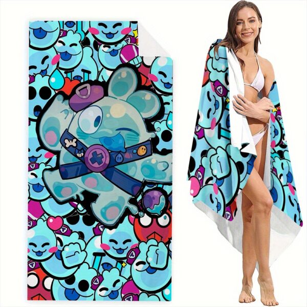 serviette de plage en dessin animé Brawl – Image 7