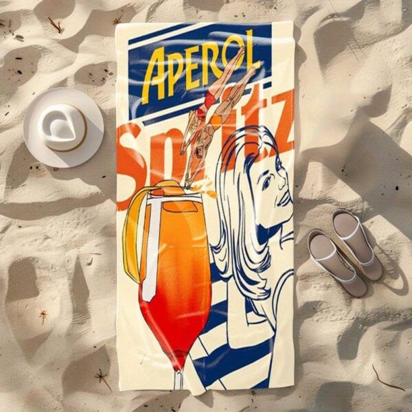 Serviette de plage Vintage Aperol Spritz