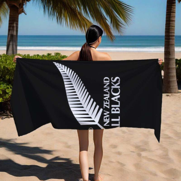 Serviette de plage New Zealand All Blacks