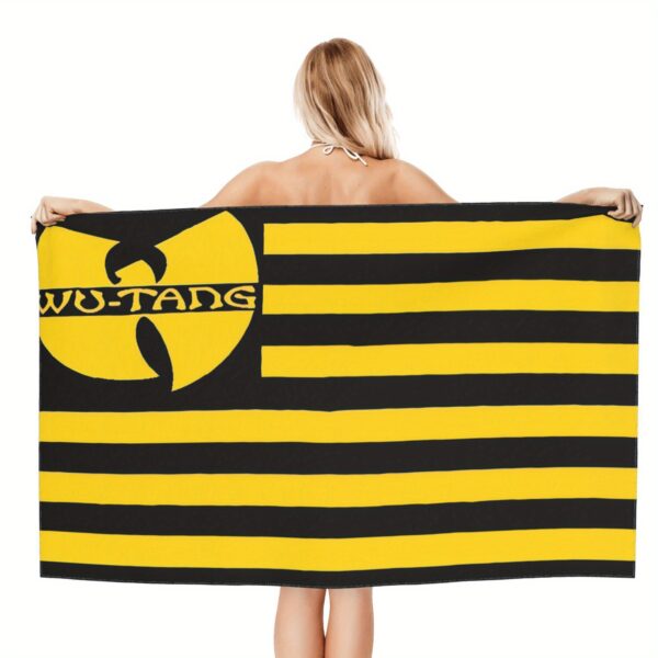 Serviette de plage en microfibre inspirée du Wu Tang Clan – Image 2