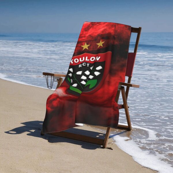 Un choix de serviettes de plage du club de rugby Toulon – Image 2