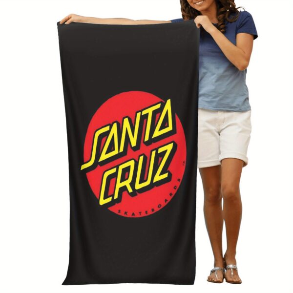Serviette de plage Santa Cruz Skateboard – Image 8