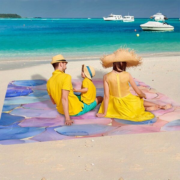 Drap de plage pétale imprimé – Image 2