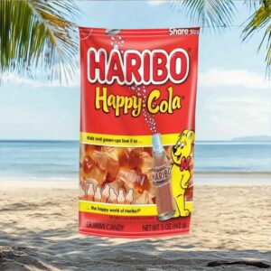 Serviette de plage HARIBO Happy Cola