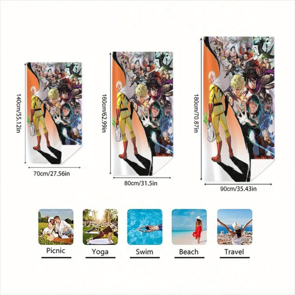 Ensemble de Serviettes de Plage One Punch Man – Image 3