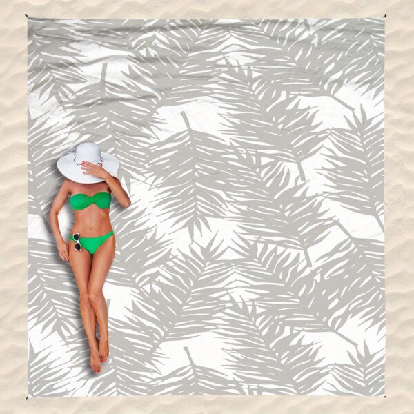 Drap de plage Motif Plume – Image 8